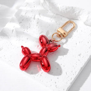 Luminous Red Balloon Dog Pendant / Keychain Blu Spot Inc.