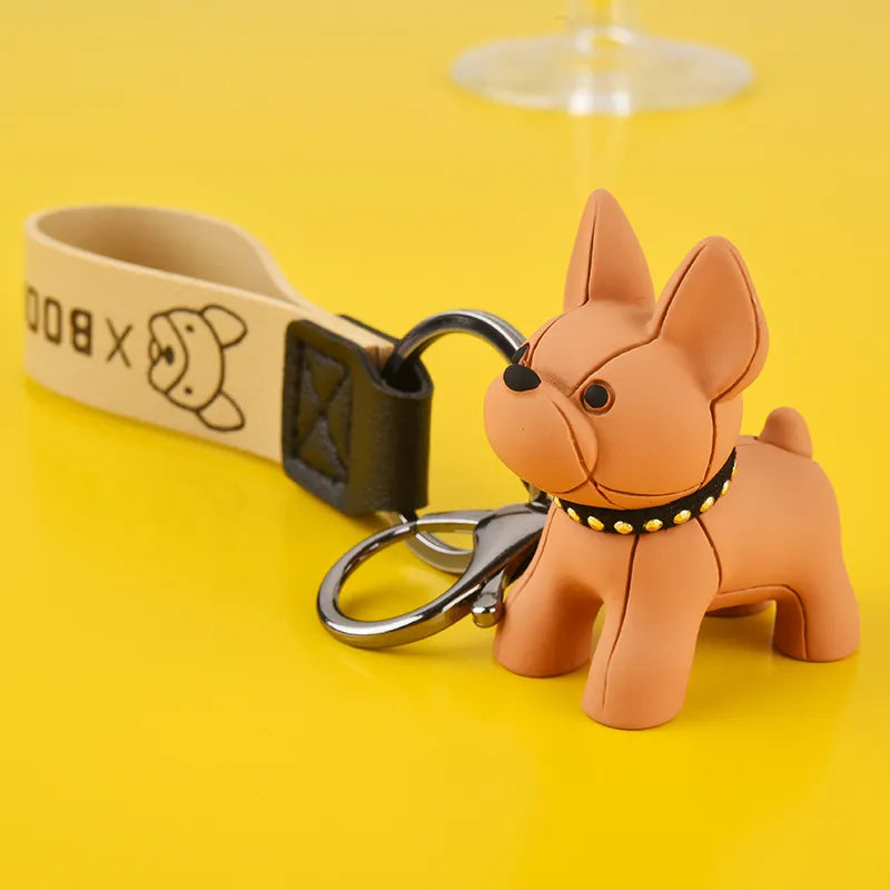 Cute Dog Khaki Keychain Blu Spot Inc.