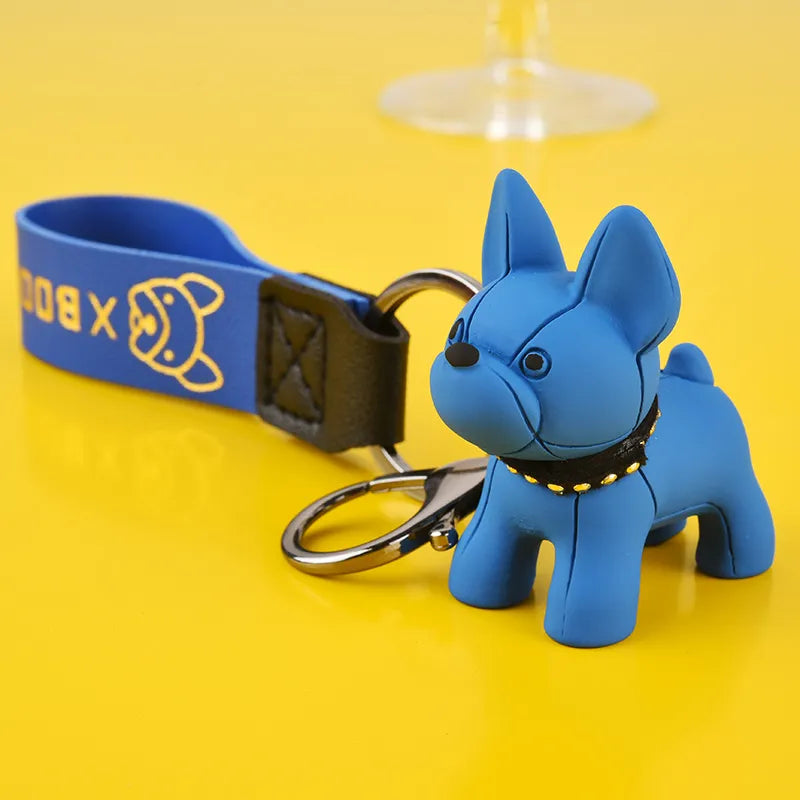 Cute Dog Blue Keychain Blu Spot Inc.