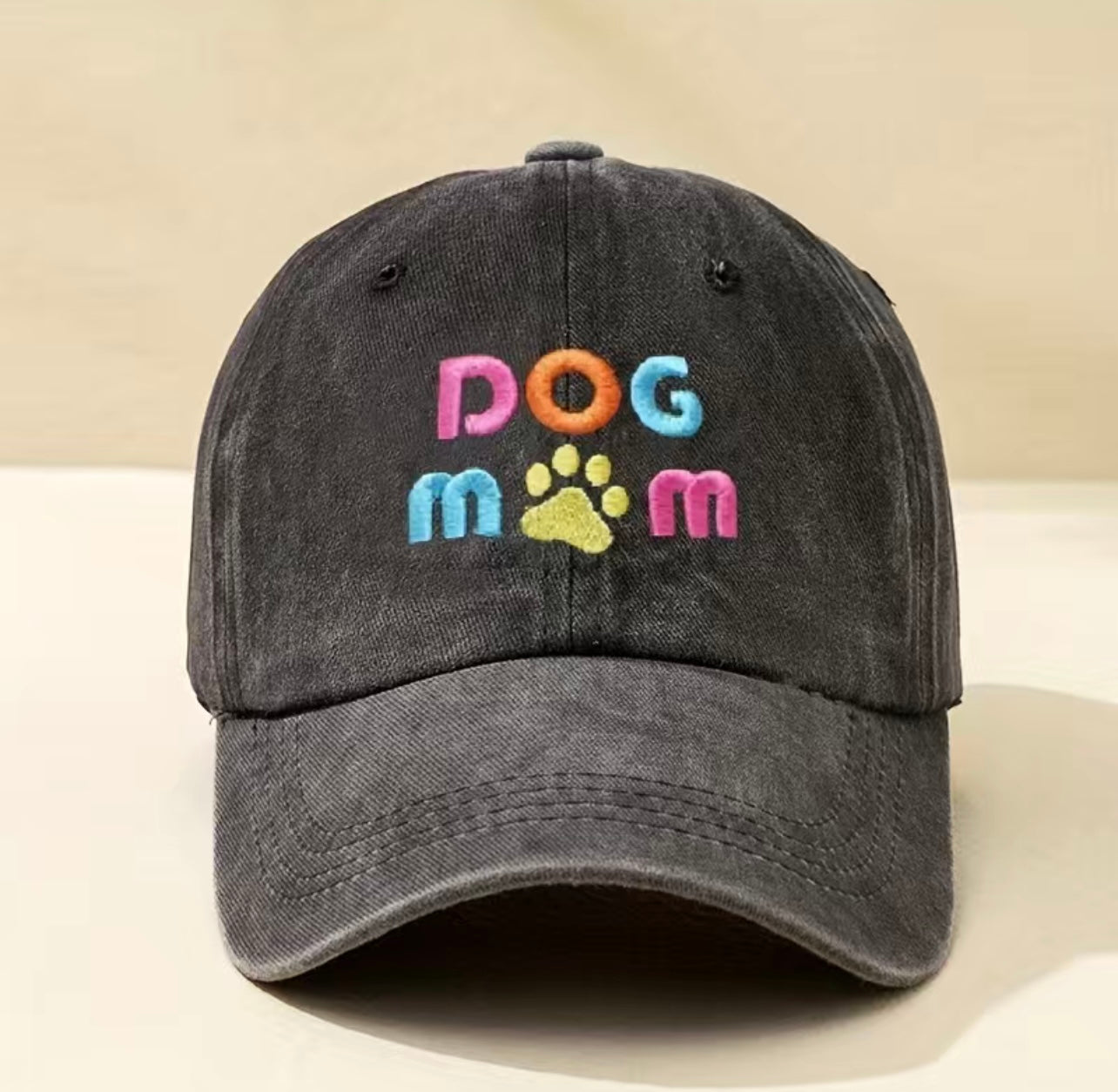 Dog Mom Black Cap Blu Spot Inc.