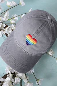 Rainbow Heart Cap Blu Spot Inc.