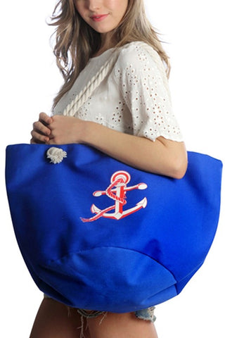  Blu Spot Inc. One Anchor Beach Tote Bag