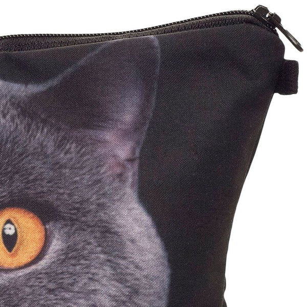 Cat Big Eyes Carry All Pouch Bag Blu Spot Inc.