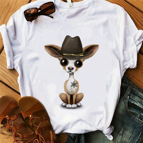  Blu Spot Inc. Chihuahua Sheriff T-Shirt