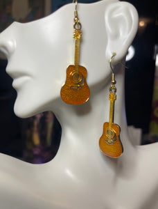Classic Guitar Earrings Blu Spot Inc.