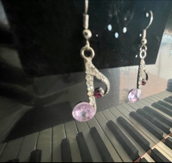 Lilac Note Earrings Blu Spot Inc.