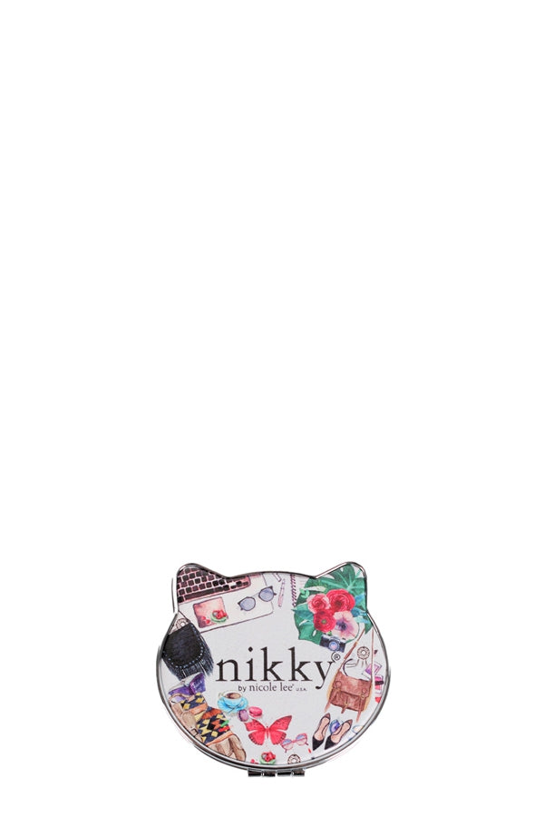 Nikki Goes Color Cat Shape Cosmetic Mirror