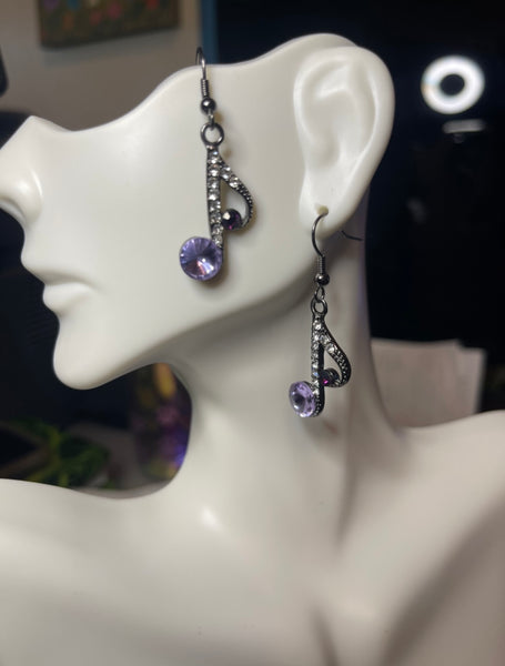 Lilac Note Earrings Blu Spot Inc.