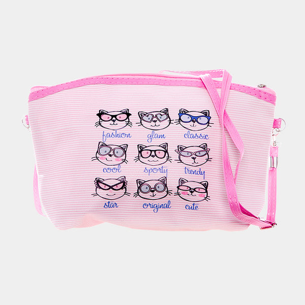Fashion Cats Pouch Bag Blu Spot Inc.