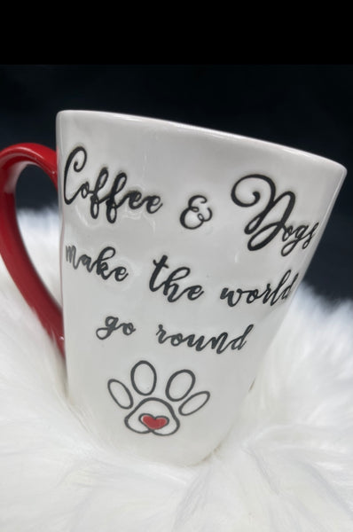 Coffee & Dogs Make the World Go Round Mug Blu Spot Inc.