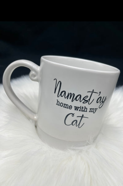 Namast'ay Home with my Cat Mug Blu Spot Inc.