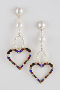 Colorful Heart Earrings Blu Spot Inc.
