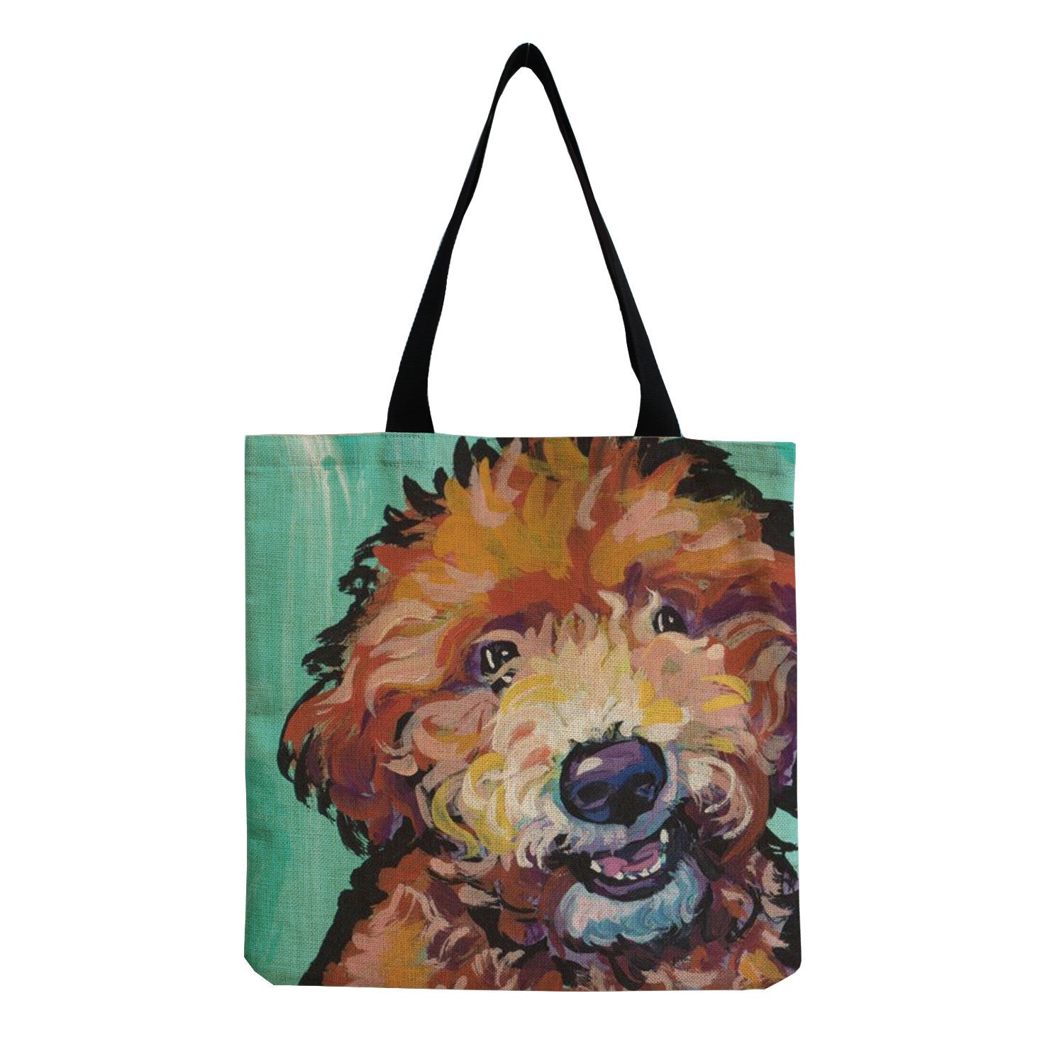Canvas Doodle Shopping Tote