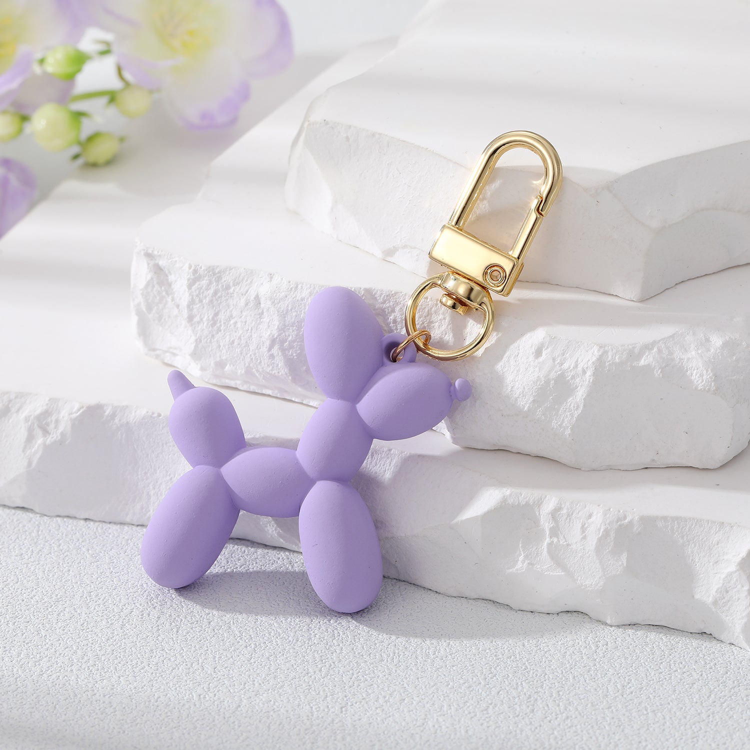 Purple Balloon Dog Pendant / Keychain Blu Spot Inc.