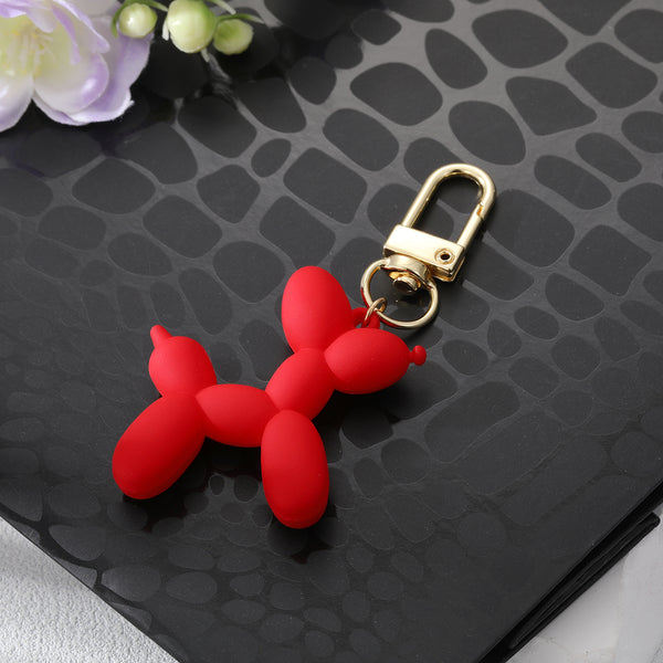 Red Balloon Dog Pendant / Keychain Blu Spot Inc.