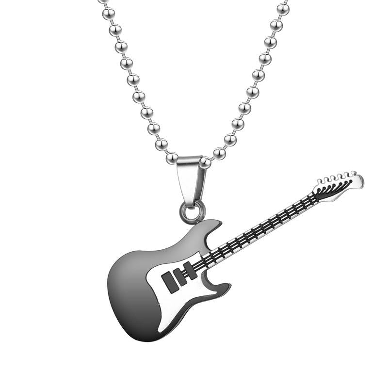 Black Electric Guitar Necklace Blu Spot Inc.