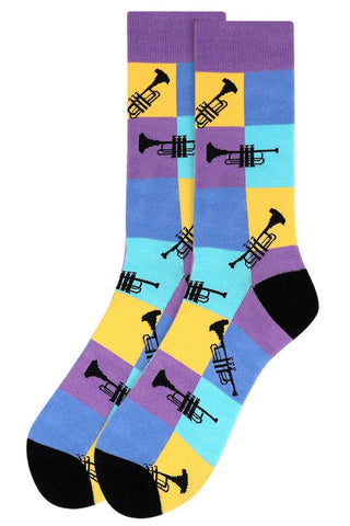  Blu Spot Inc. Trumpet Colors Socks