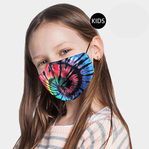 KIDS Multi Tie Dye Cover (Filter Pocket and 1 Filter Included) Blu Spot Inc.