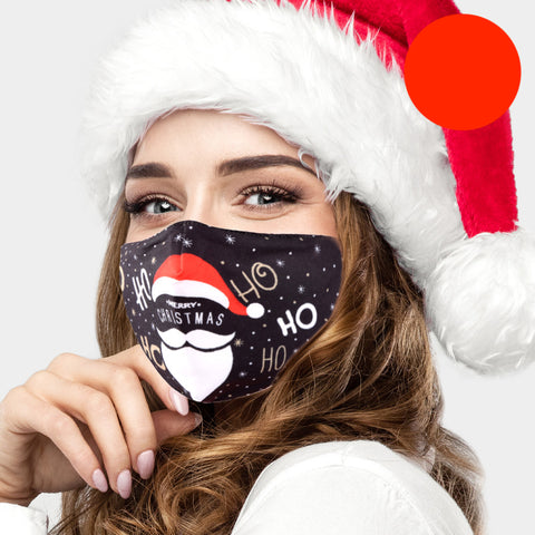  Blu Spot Inc. Christmas Themed Santa Mask Covers  (Filter Pocket + 1 Filter Included)