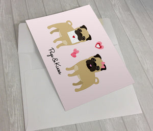 Pugs Valentine's Card Blu Spot Inc.