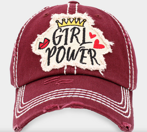 Girl Power Burgundy Cap Blu Spot Inc.