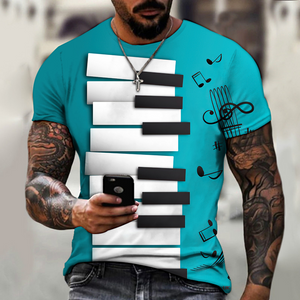 Men's Piano Keys T Shirt (Runs small 2 sizes) Blu Spot Inc.