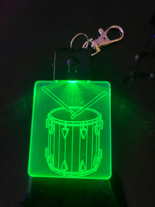 Drum Neon LED Keychain Blu Spot Inc.