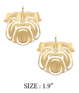 Bulldog Earrings Blu Spot Inc.
