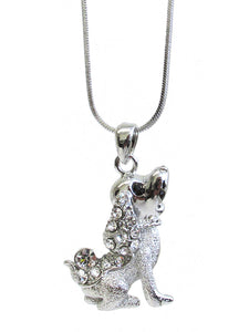 Embellished Dog Necklace Blu Spot Inc.