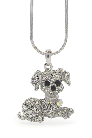  Blu Spot Inc. Seated Puppy Dog Necklace