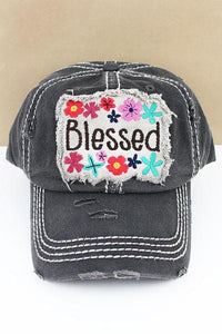 Floral Designer Black Cap Blu Spot Inc.